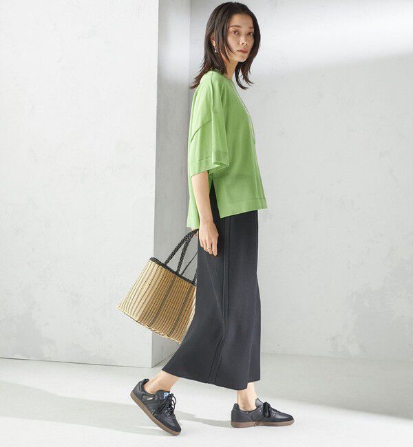 SHIPS for women「〈手洗い可能〉前後 2WAY リブ ニット スカート」|スカート|