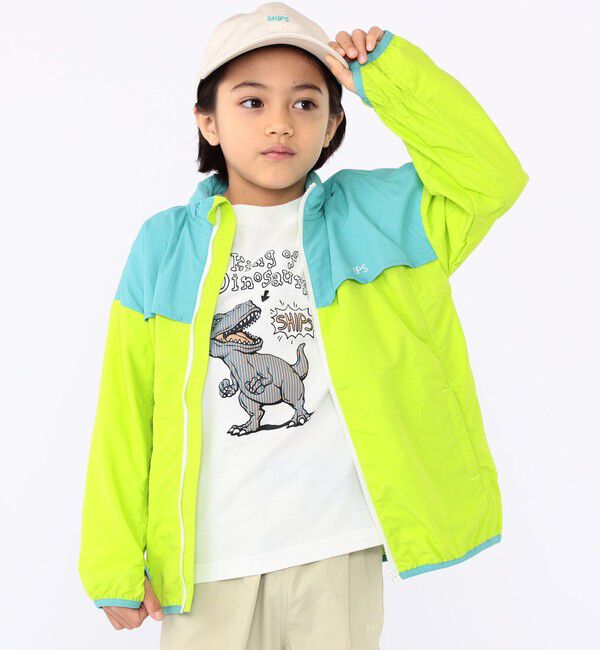 SHIPS KIDS「SHIPS KIDS:100～130cm /〈撥水〉ジップ パーカー」|アウトドア|