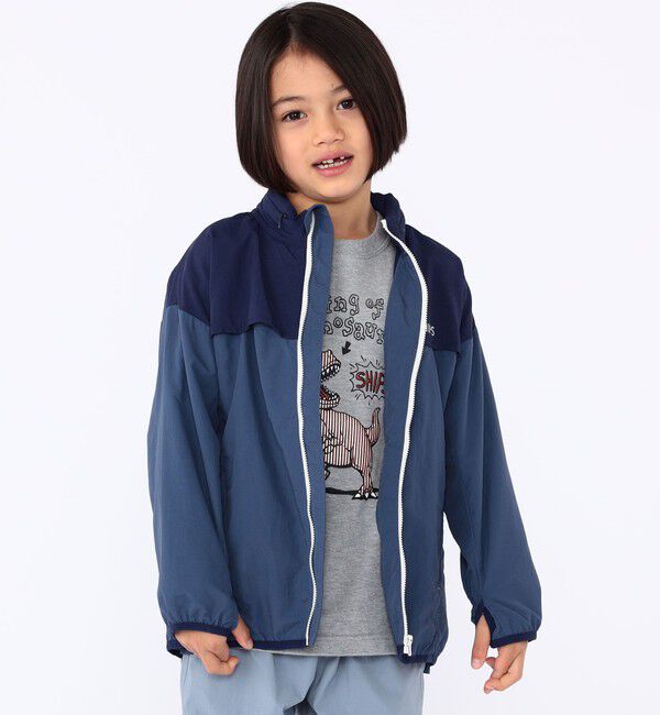 SHIPS KIDS「SHIPS KIDS:100～130cm /〈撥水〉ジップ パーカー」|アウトドア|