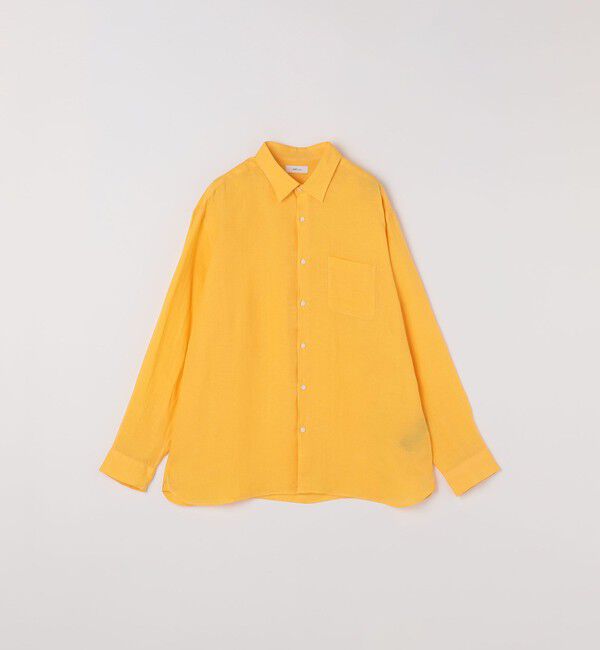 SHIPS any「SHIPS any:〈洗濯機可能〉ピュアリネン レギュラーカラー シャツ◇」|シャツ・ブラウス|