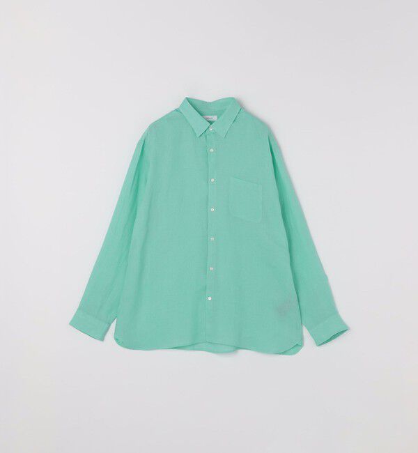 SHIPS any「SHIPS any:〈洗濯機可能〉ピュアリネン レギュラーカラー シャツ◇」|シャツ・ブラウス|