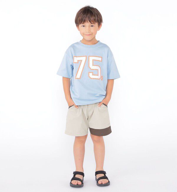 SHIPS KIDS「SHIPS KIDS:100～130cm /  ナンバリング デザイン 半袖 Tシャツ」|Tシャツ・カットソー|