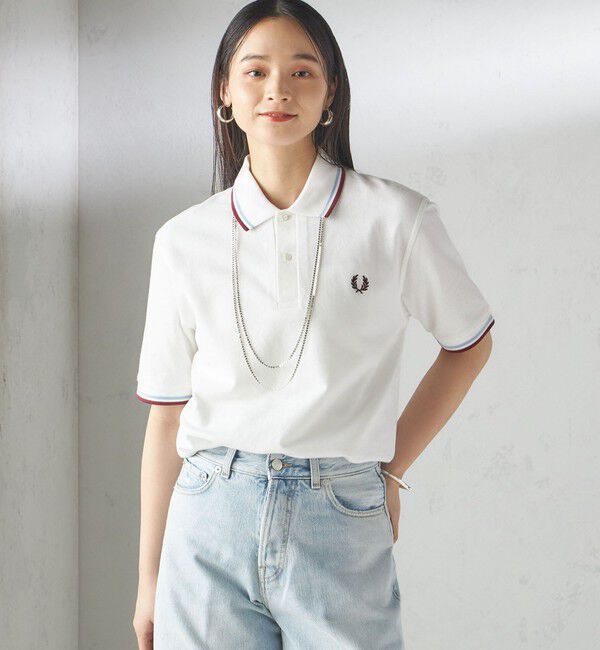 SHIPS for women「FRED PERRY:M12 TWIN TIPPED SHIRT」|ポロシャツ|