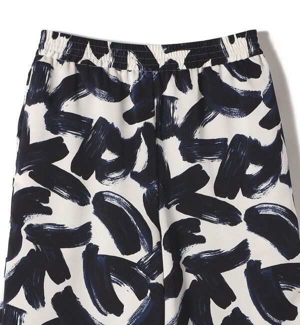 SHIPS for women「〈手洗い可能〉サテン プリント ドロスト パンツ」|その他|