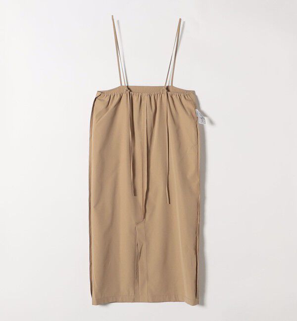 SHIPS any「SHIPS any:〈洗濯機可能〉Iライン キャミ ワンピース &times; ベーシック TEE セット」|ジャンパースカート|