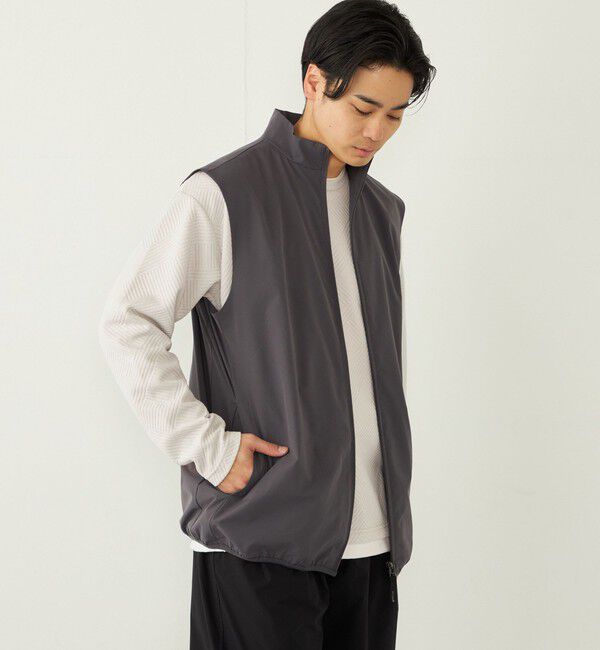 SHIPS Colors 「SHIPS Colors:〈接触冷感・吸水速乾・洗濯機可能〉スタンド ベスト」|ベスト・ジレ|