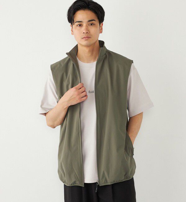 SHIPS Colors 「SHIPS Colors:〈接触冷感・吸水速乾・洗濯機可能〉スタンド ベスト」|ベスト・ジレ|
