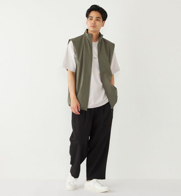 SHIPS Colors 「SHIPS Colors:〈接触冷感・吸水速乾・洗濯機可能〉スタンド ベスト」|ベスト・ジレ|