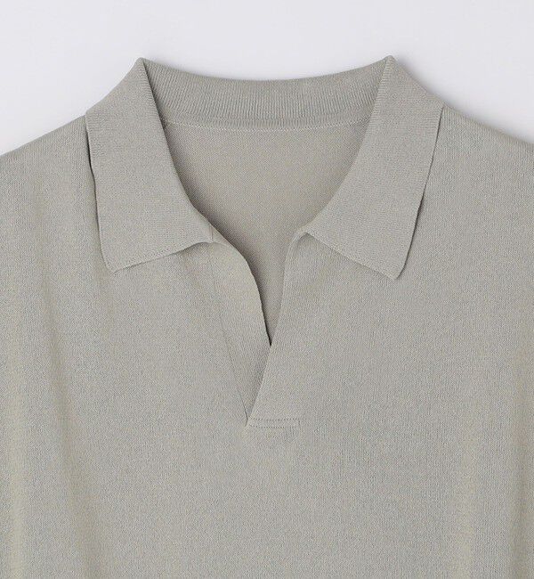 SHIPS「【City Ambient Products別注】crepuscule: JAPAN PAPER SKIPPER ニットポロ」|ポロシャツ|