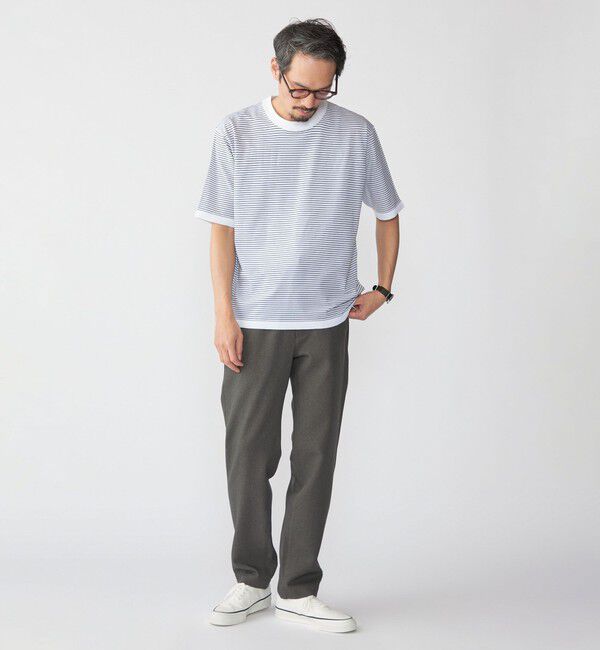 SHIPS「SHIPS:〈洗濯機可能〉18ゲージ ポリエステル ライト リラックス Tシャツ」|Tシャツ・カットソー|