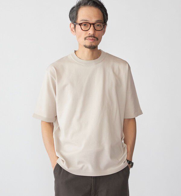 SHIPS「SHIPS:〈洗濯機可能〉18ゲージ ポリエステル ライト リラックス Tシャツ」|Tシャツ・カットソー|ライトグレー