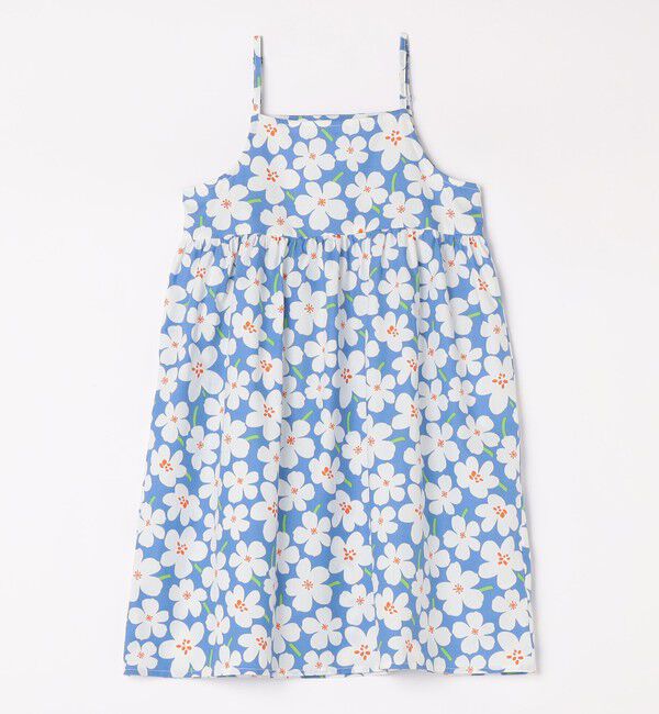 SHIPS any「SHIPS any:〈洗濯機可能〉ノースリーブ フラワー  プリント キャミ ワンピース<KIDS>」|ワンピース|