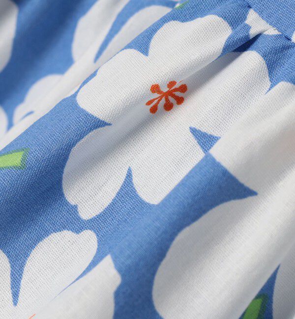 SHIPS any「SHIPS any:〈洗濯機可能〉ノースリーブ フラワー  プリント キャミ ワンピース<KIDS>」|ワンピース|