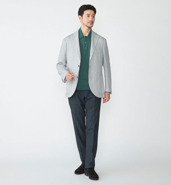 SHIPS「SHIPS: ICE COTTON ショートスリーブ ニットポロ」|ポロシャツ|