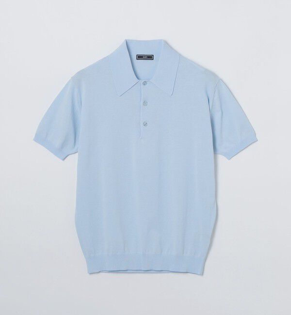 SHIPS「SHIPS: ICE COTTON ショートスリーブ ニットポロ」|ポロシャツ|