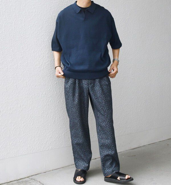 SHIPS any「SHIPS any:〈手洗い可能〉リネンミックス ハイゲージ ニット スキッパー ポロシャツ◇」|ポロシャツ|