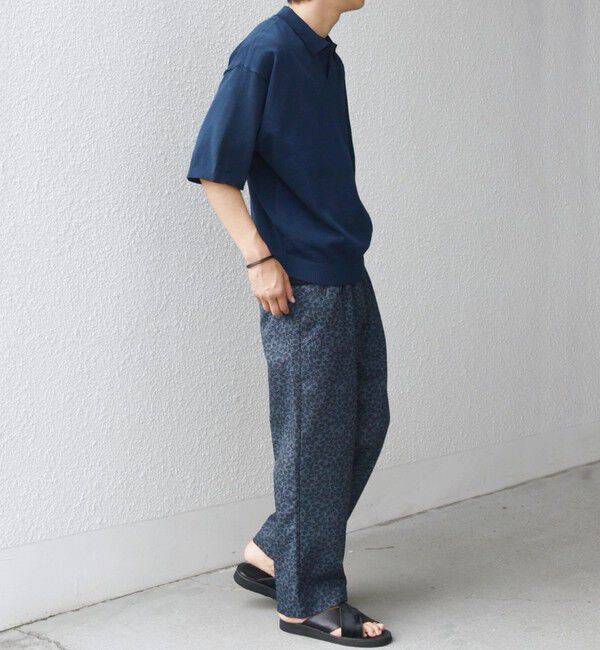 SHIPS any「SHIPS any:〈手洗い可能〉リネンミックス ハイゲージ ニット スキッパー ポロシャツ◇」|ポロシャツ|