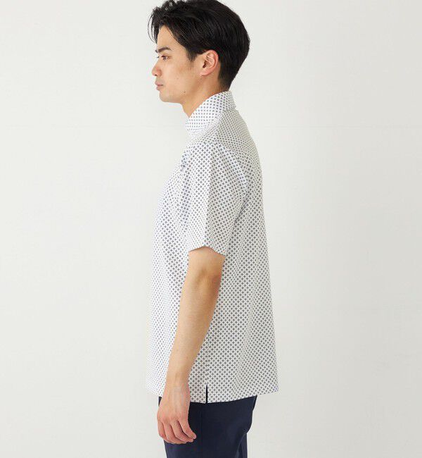 SHIPS Colors 「SHIPS Colors:〈吸水速乾〉カノコ プリント ワイドカラー ポロシャツ」|ポロシャツ|