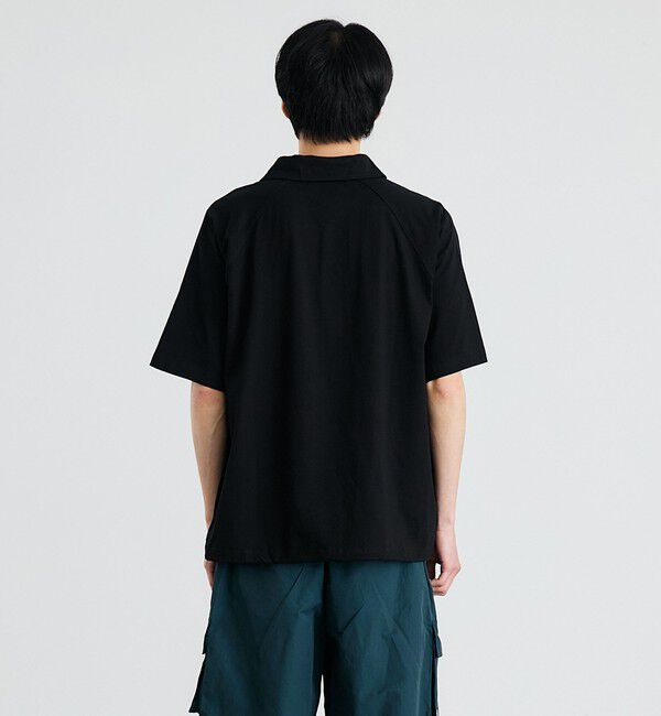 SHIPS「City Ambient Products: リラックス ハーフ ジップ ポロシャツ」|ポロシャツ|
