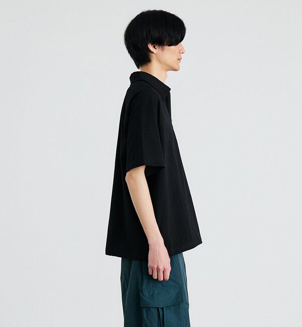 SHIPS「City Ambient Products: リラックス ハーフ ジップ ポロシャツ」|ポロシャツ|