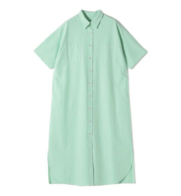 SHIPS for women「〈洗濯機可能〉ワンポイント 刺繍 シャツ ワンピース」|ワンピース|