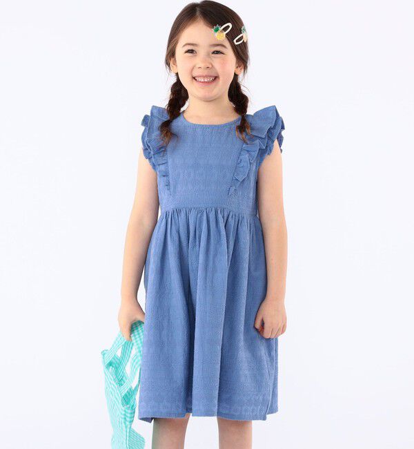 SHIPS KIDS「SHIPS KIDS:100～130cm /エンブロイダリー ワンピース」|ワンピース|