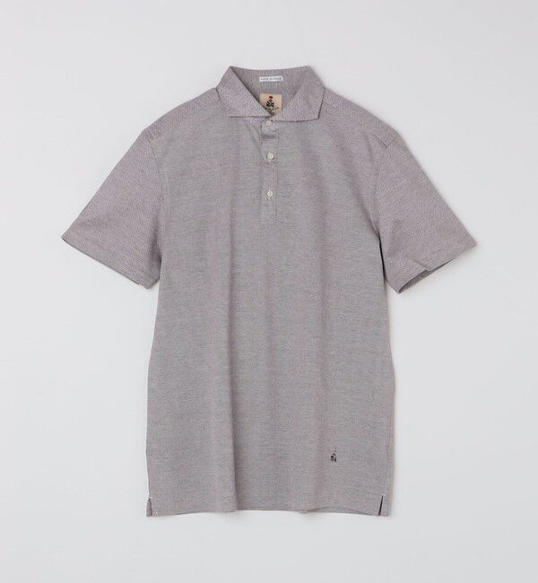 SHIPS「GUY ROVER: カッタウェイ メランジ ポロシャツ」|ポロシャツ|ライトブラウン