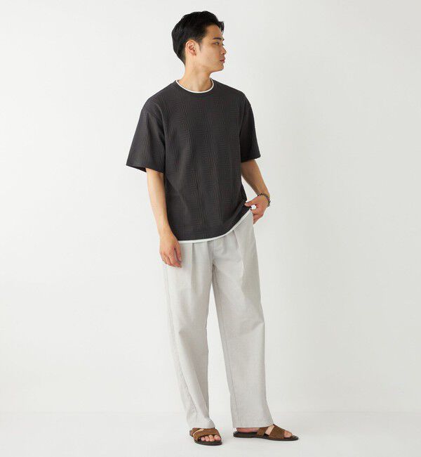 SHIPS Colors 「SHIPS Colors:フェイクレイヤード リンクス Tシャツ」|Tシャツ・カットソー|