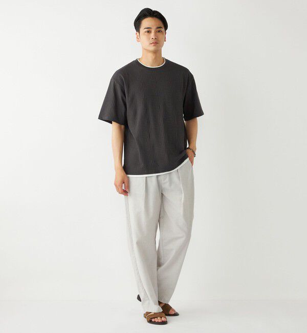 SHIPS Colors 「SHIPS Colors:フェイクレイヤード リンクス Tシャツ」|Tシャツ・カットソー|