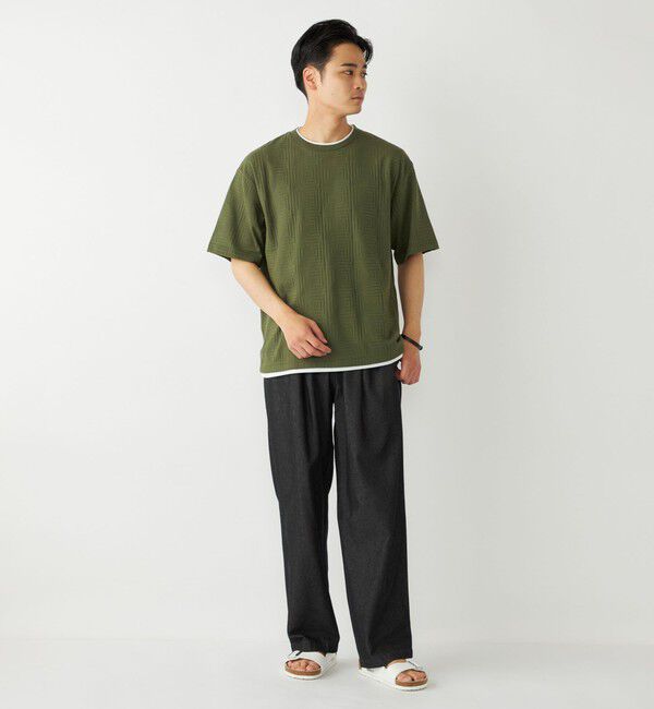 SHIPS Colors 「SHIPS Colors:フェイクレイヤード リンクス Tシャツ」|Tシャツ・カットソー|