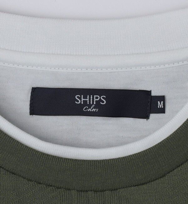 SHIPS Colors 「SHIPS Colors:フェイクレイヤード リンクス Tシャツ」|Tシャツ・カットソー|
