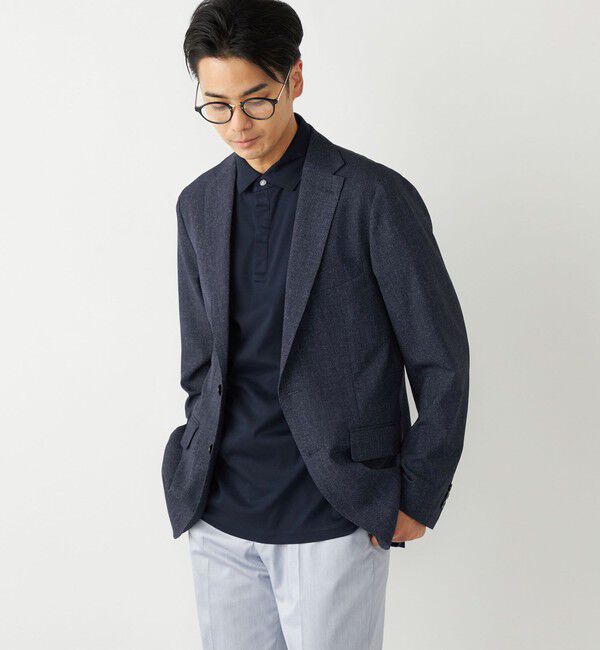 SHIPS Colors 「SHIPS Colors:〈接触冷感・抗菌防臭〉シルケット スムース ポロシャツ」|ポロシャツ|