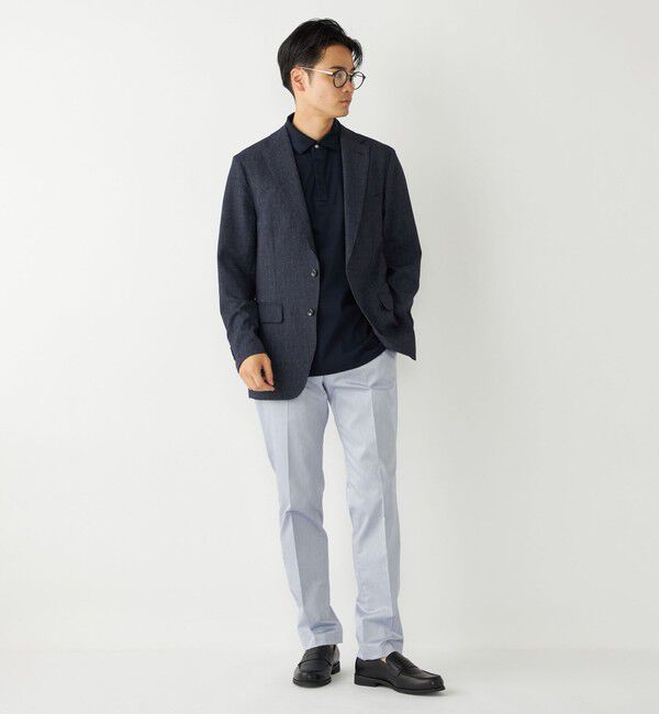 SHIPS Colors 「SHIPS Colors:〈接触冷感・抗菌防臭〉シルケット スムース ポロシャツ」|ポロシャツ|