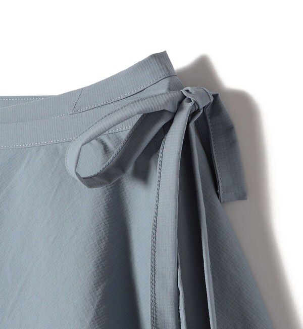 SHIPS for women「maroba:＜手洗い可能＞ラッシュ リボン ラップ スカート」|その他|