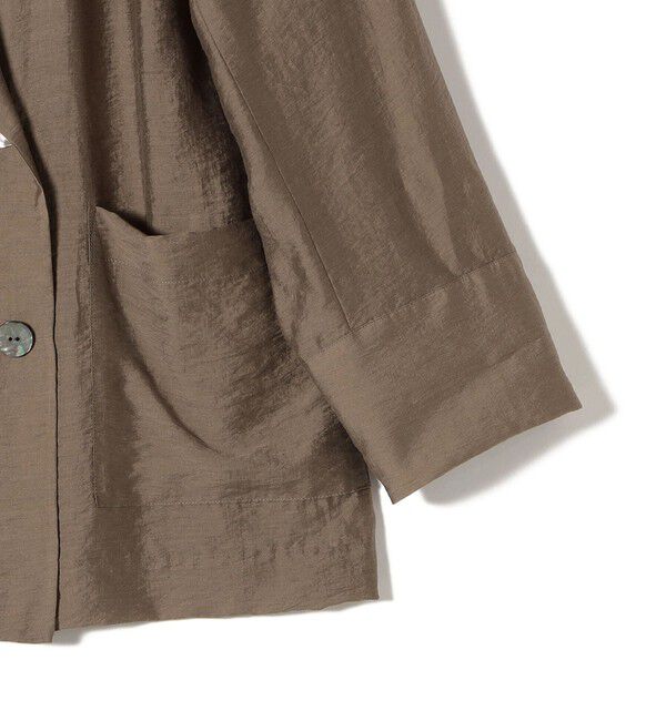 SHIPS for women「〈手洗い可能〉シアー シルク混 ジャケット」|テーラードジャケット|