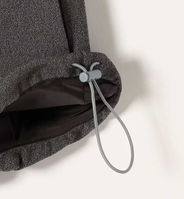 quaranciel「quaranciel:〈手洗い可能〉カット ジョーゼット ドロスト ジップ ベスト」|ベスト・ジレ|