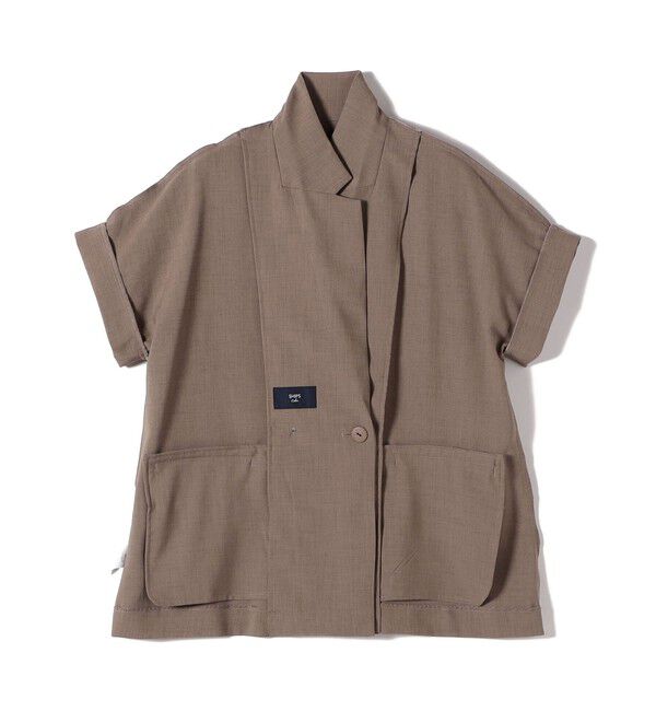 SHIPS Colors 「SHIPS Colors:〈手洗い可能〉クリスピー ショートスリーブ ジャケット」|テーラードジャケット|