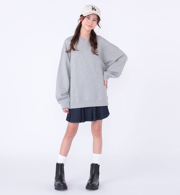 SHIPS KIDS「【WEB限定】SHIPS KIDS:100～160cm / NEW マイクロ ロゴ スウェット」|スウェット・ジャージ|