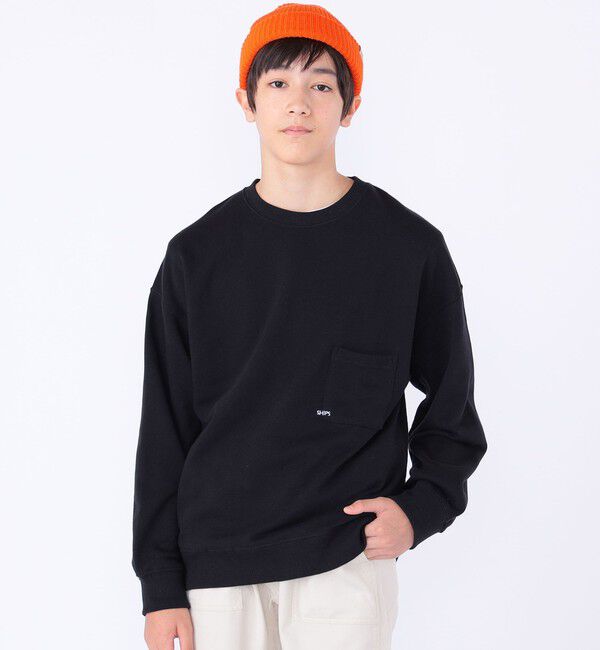 SHIPS KIDS「【WEB限定】SHIPS KIDS:100～160cm / NEW マイクロ ロゴ スウェット」|スウェット・ジャージ|
