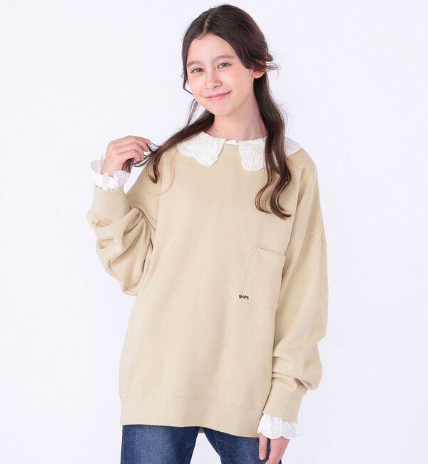 SHIPS KIDS「【WEB限定】SHIPS KIDS:100～160cm / NEW マイクロ ロゴ スウェット」|スウェット・ジャージ|