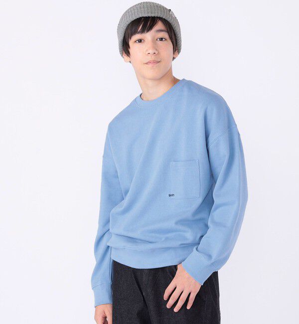 SHIPS KIDS「【WEB限定】SHIPS KIDS:100～160cm / NEW マイクロ ロゴ スウェット」|スウェット・ジャージ|