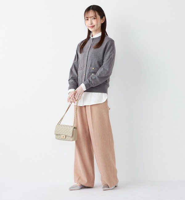 SHIPS Colors 「SHIPS Colors:〈手洗い可能〉14ゲージ クルーネック カーディガン◇」|カーディガン|