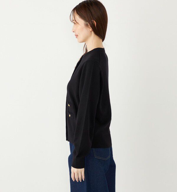 SHIPS Colors 「SHIPS Colors:〈手洗い可能〉14ゲージ クルーネック カーディガン◇」|カーディガン|