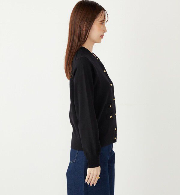 SHIPS Colors 「SHIPS Colors:〈手洗い可能〉14ゲージ クルーネック カーディガン◇」|カーディガン|