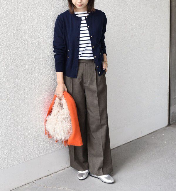 SHIPS Colors 「SHIPS Colors:〈手洗い可能〉14ゲージ クルーネック カーディガン◇」|カーディガン|