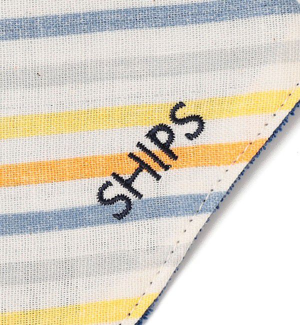 SHIPS KIDS「SHIPS KIDS: 三角型 刺繍 ロゴ スタイ」|スタイ|