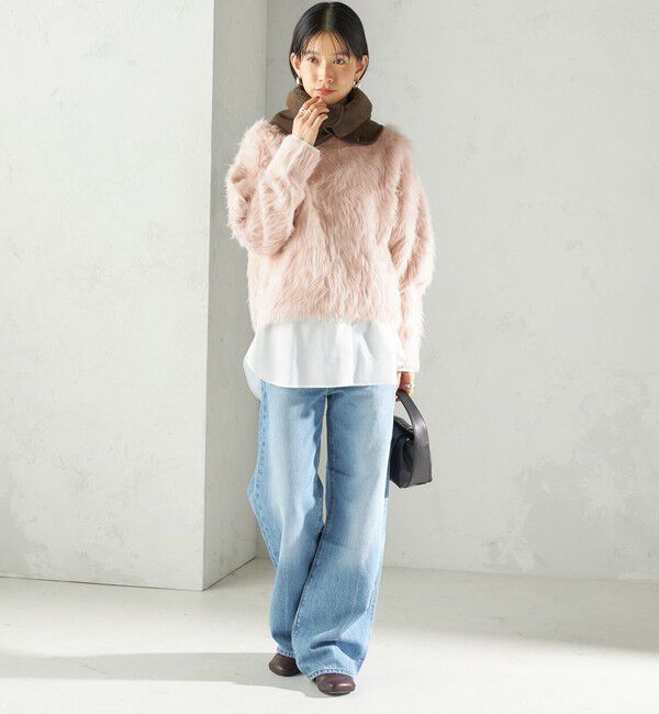 SHIPS for women「〈手洗い可能〉ボア フリース リバーシブル ネックウォーマー」|スヌード|