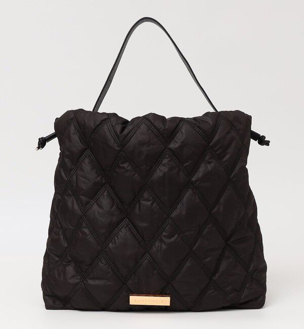 quaranciel「quaranciel: キルティング ワンハンドル ドロスト トート バッグ（A4対応）」|トートバッグ|