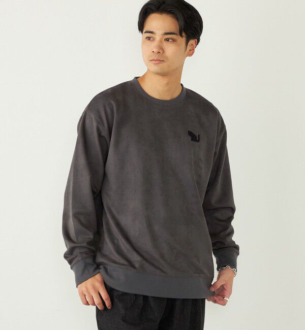 SHIPS Colors 「SHIPS Colors:〈洗濯機可能〉ポリエステル フェイクスエード スウェット」|スウェット・ジャージ|