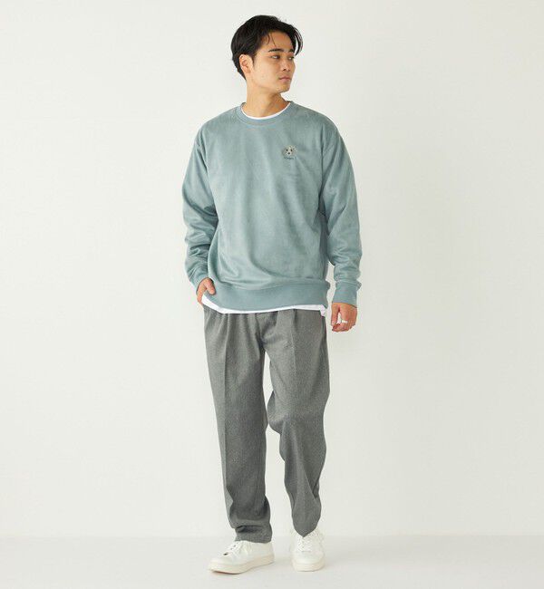 SHIPS Colors 「SHIPS Colors:〈洗濯機可能〉ポリエステル フェイクスエード スウェット」|スウェット・ジャージ|